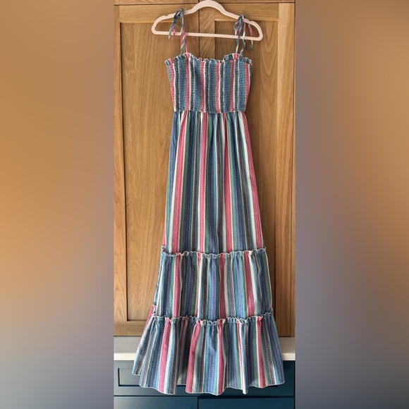 HYFVE Green and Pink Spaghetti Strap Sundress - Picture 3 of 3